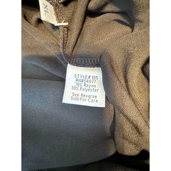 Cabi Women's Black Pull On Wide Leg Stretchy Pants XL Elastic Waist Dressy - Picture 6 of 8